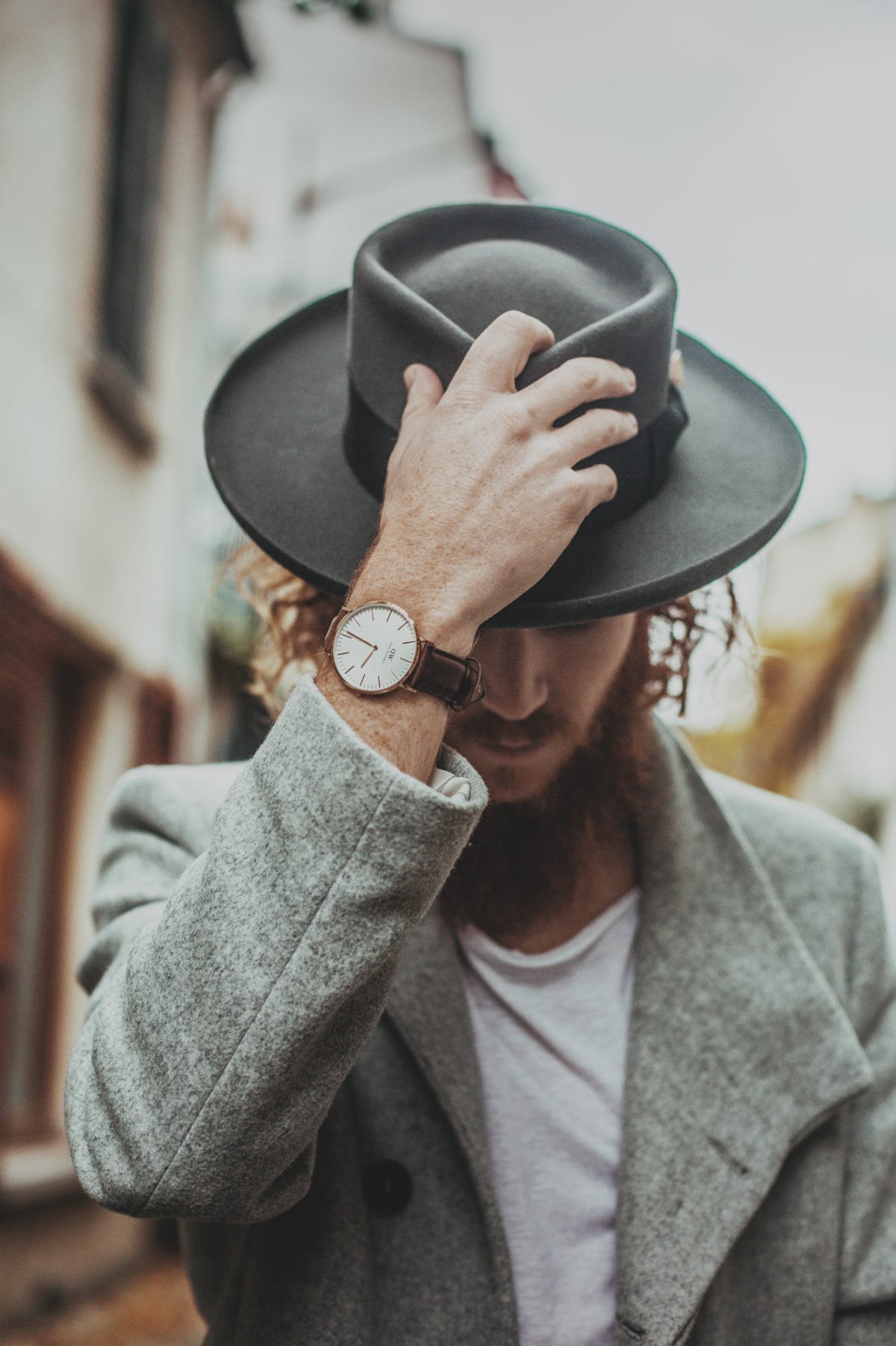 Шляпа мужская стиль лук