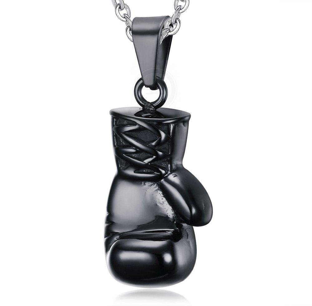 Боксерские перчатки кулон золото