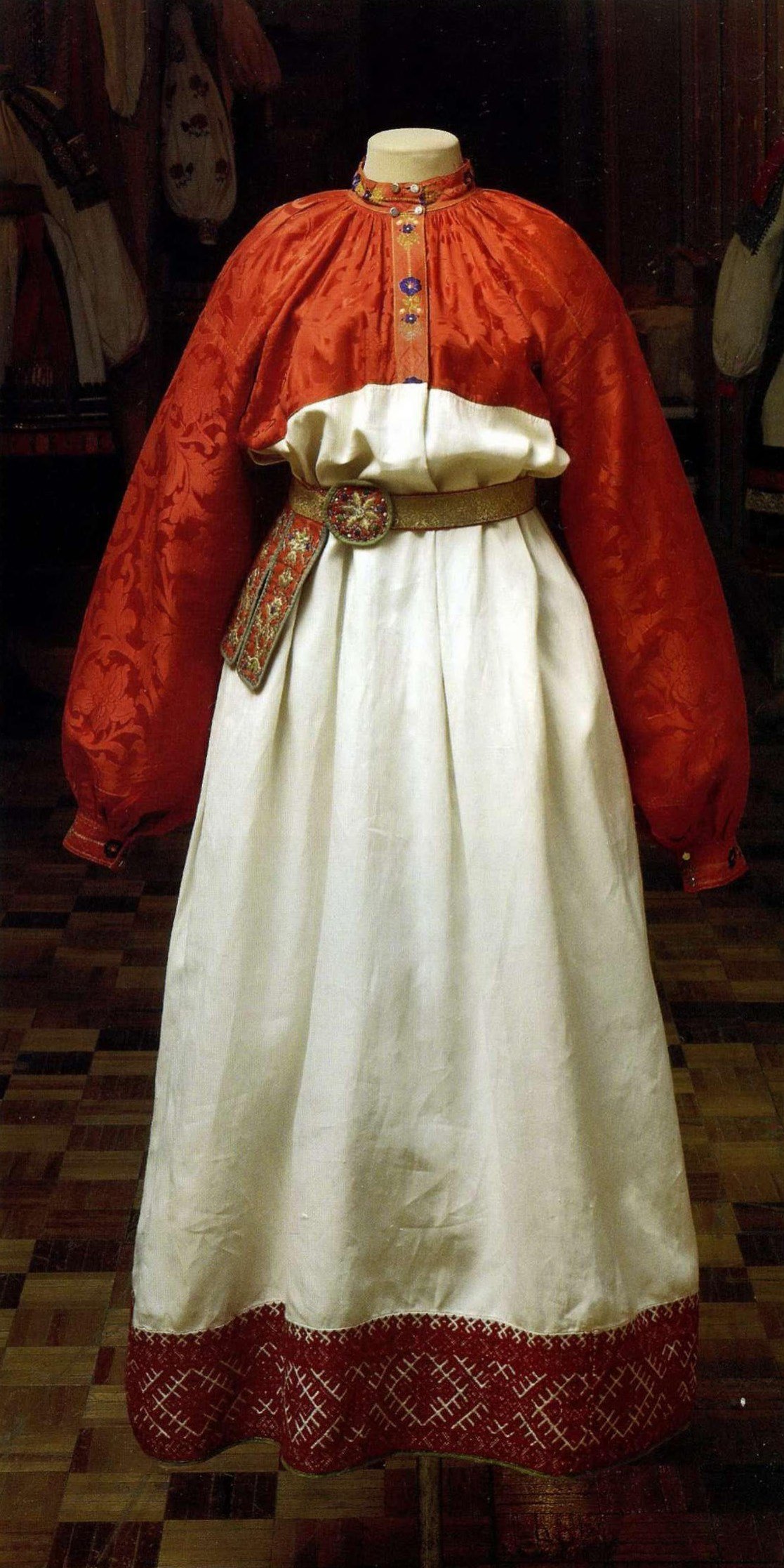 Одежда крестьянки 19 века в России