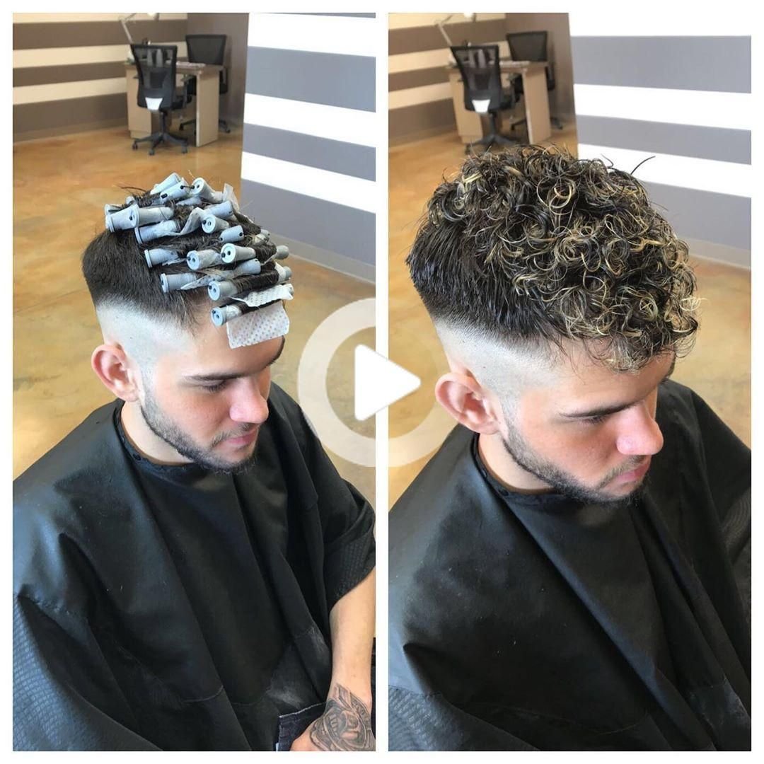 Химическая завивка волос мужская