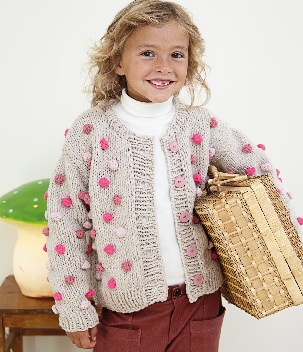 Вязаные кофточки для девочек