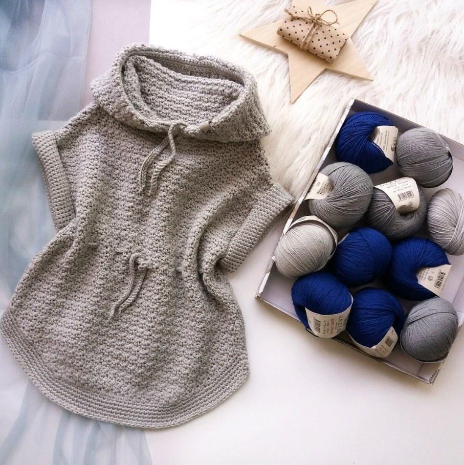 Пончо жилетка Бамбини МК