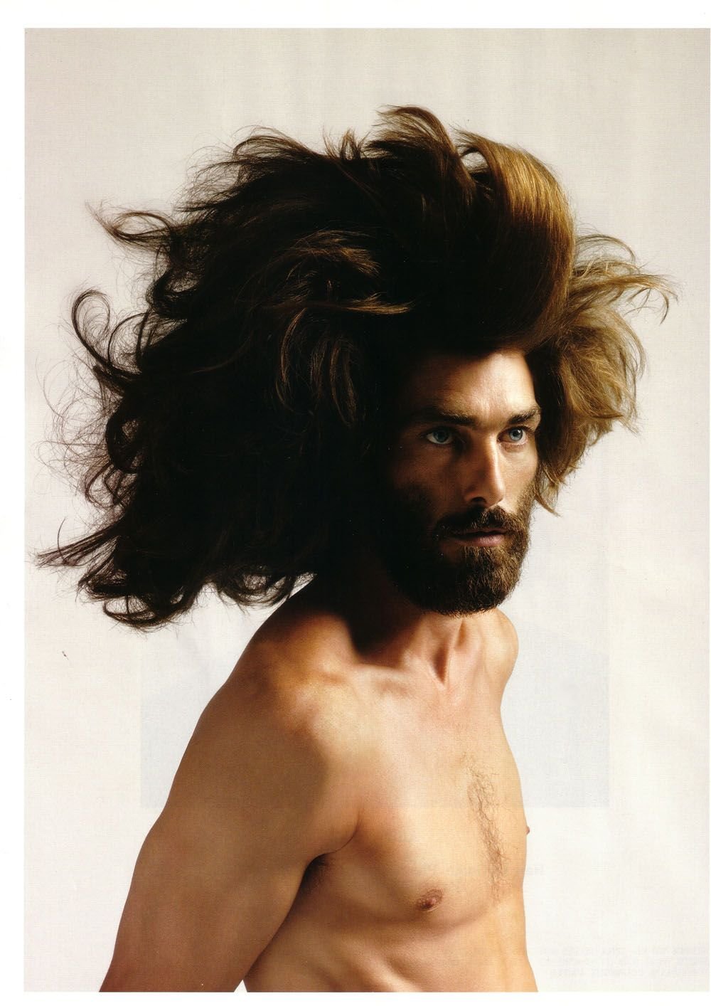 Лохматая прическа мужская