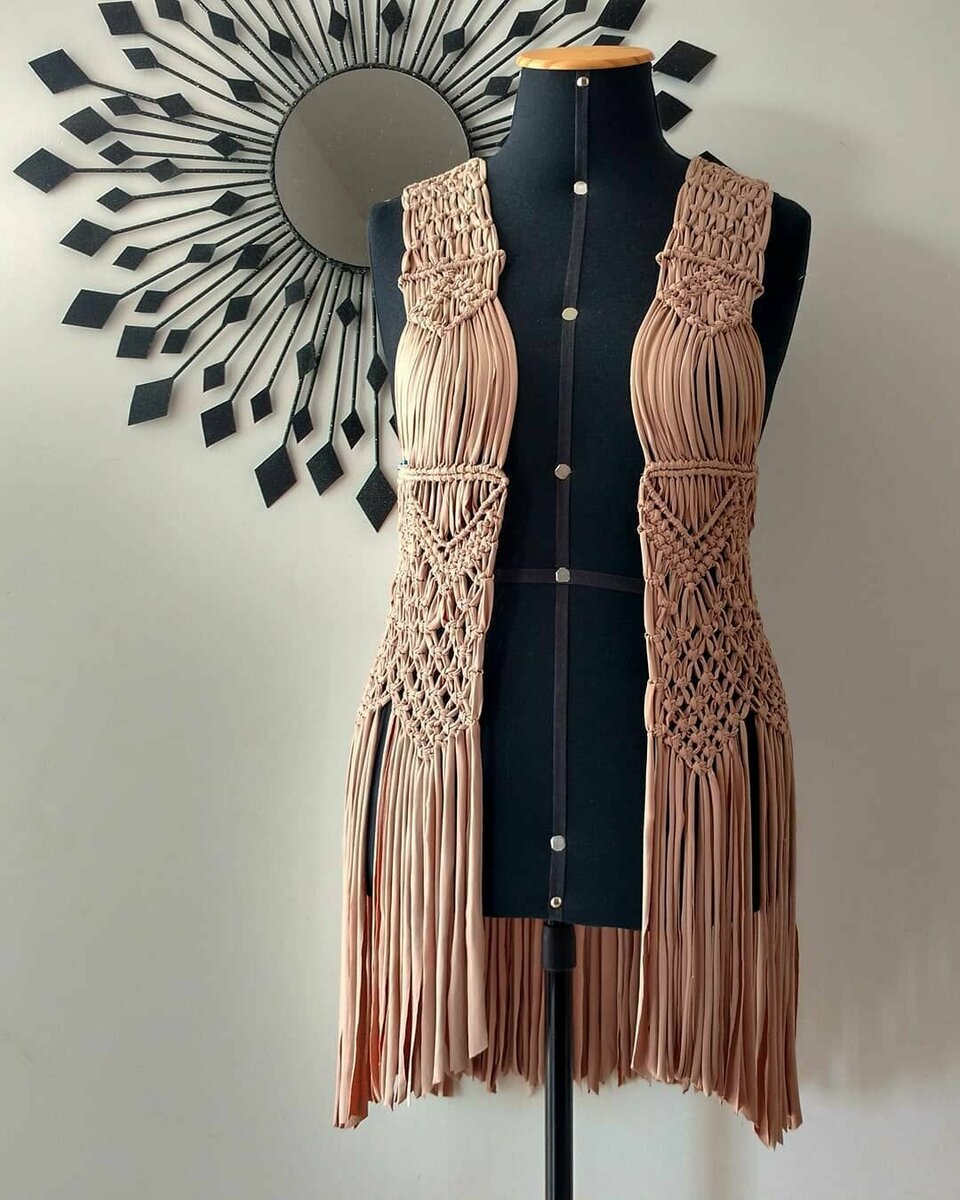 Шторы макраме