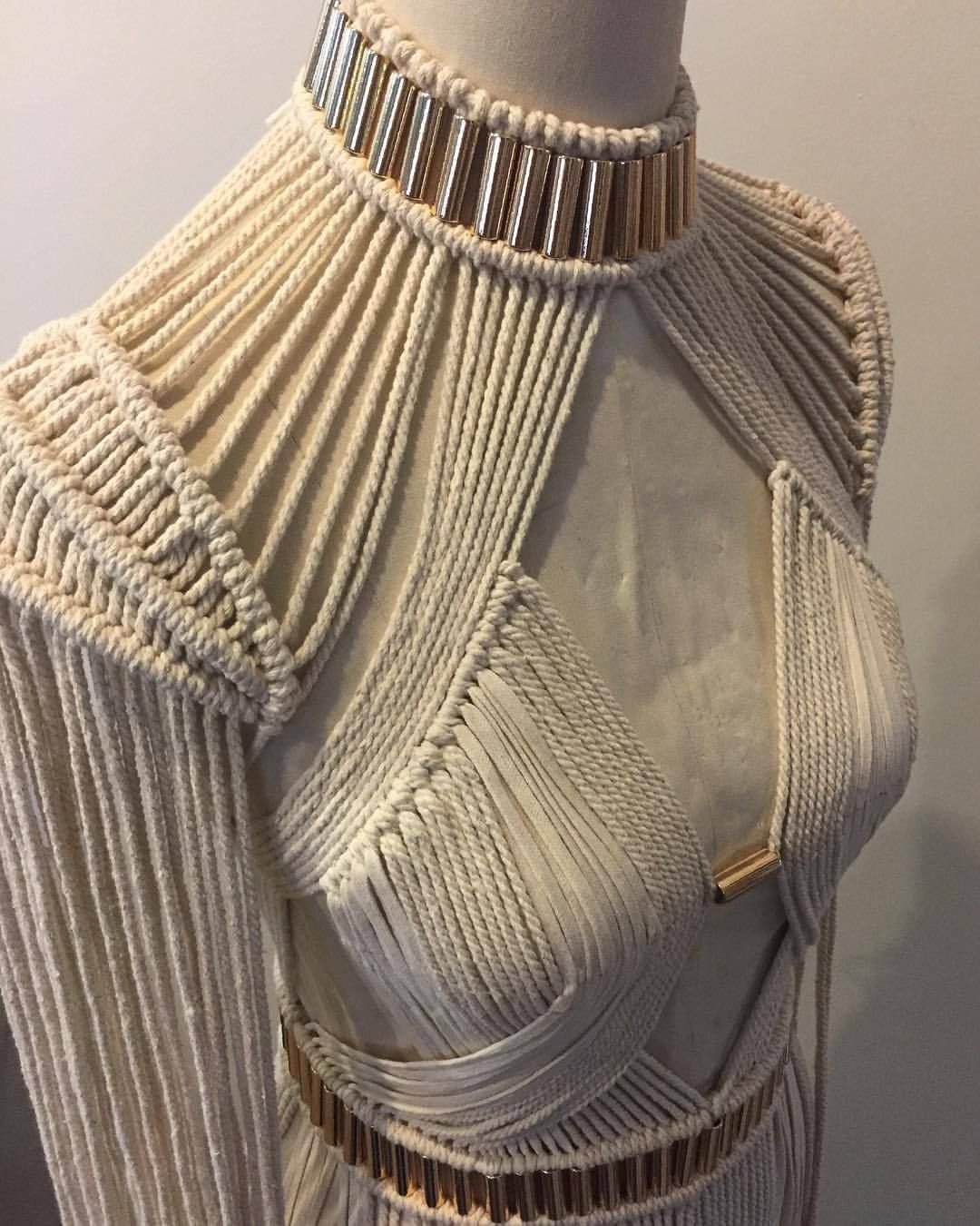 Панно макраме рыба