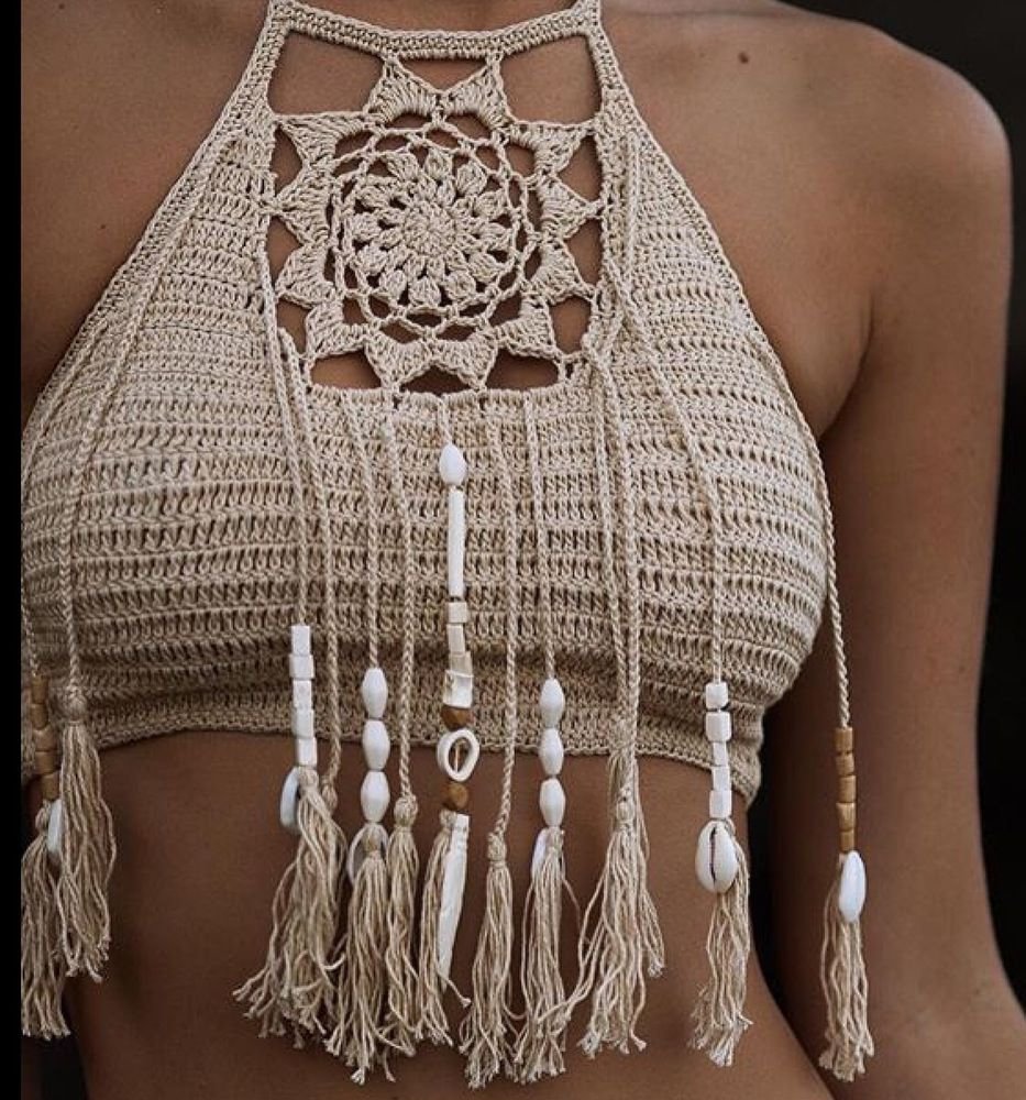 Сумка в технике макраме