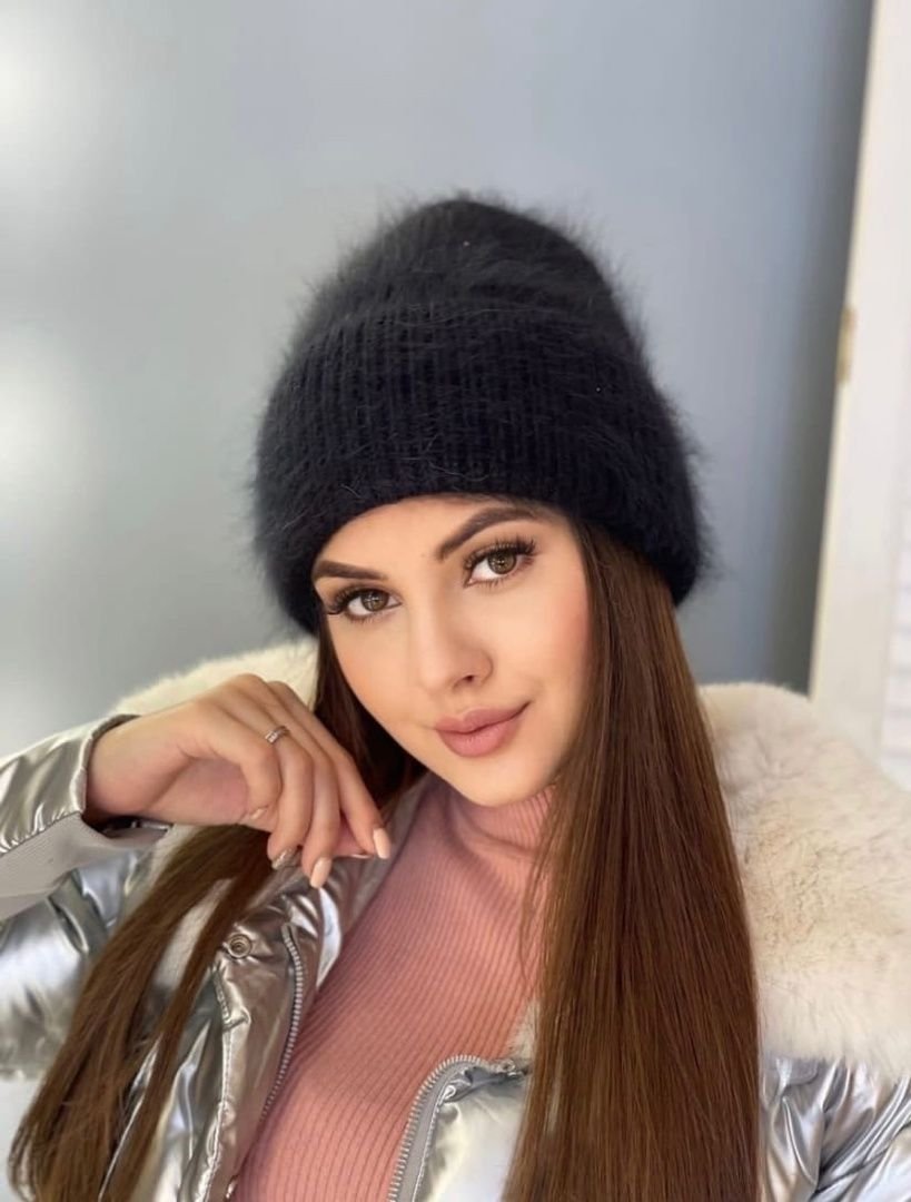 Береты из ангоры для женщин