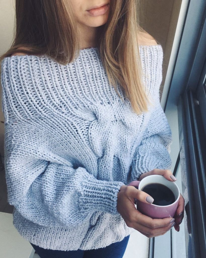 Вязаные кофты для девушек