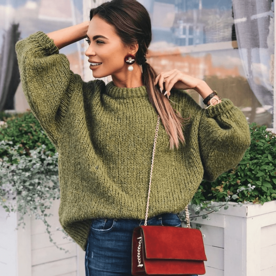 Пуловер оверсайз 2021-2022