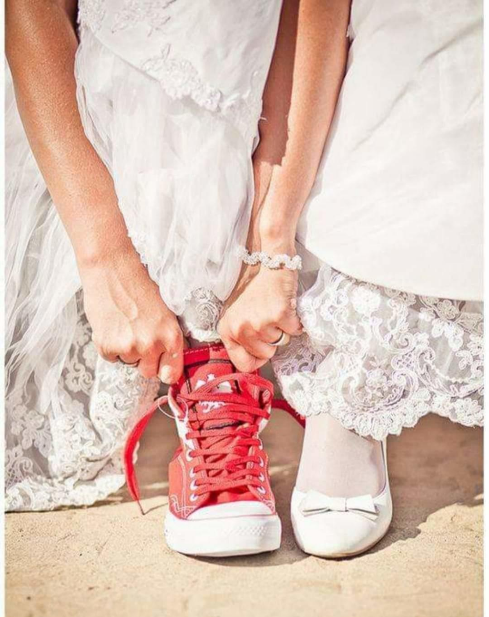 Свадьба в стиле кеды