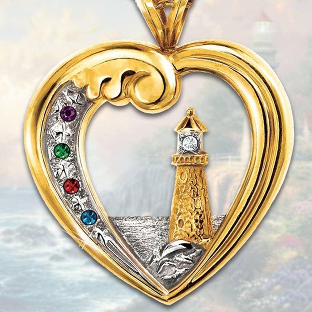 Маяк кулон серебро