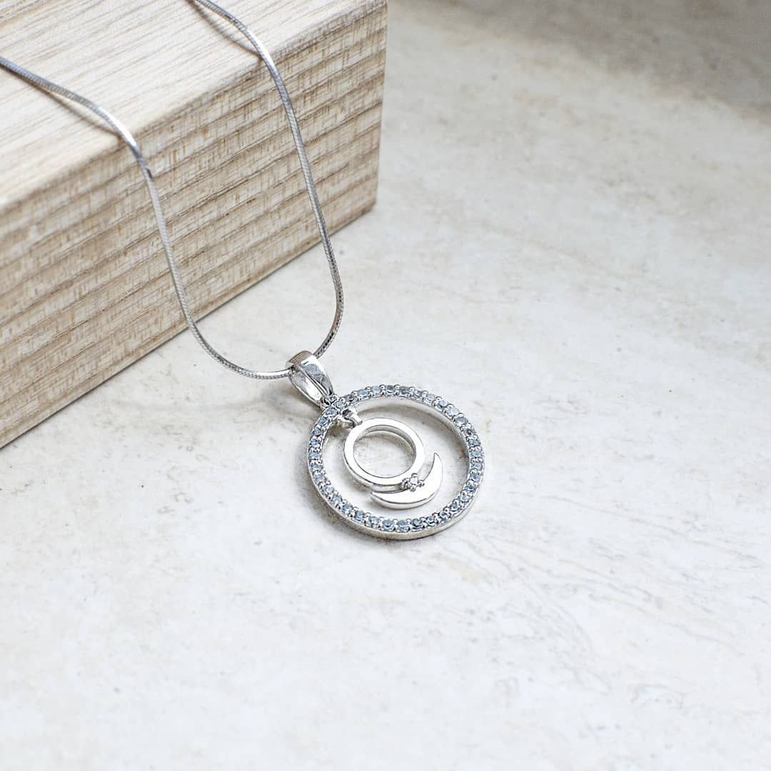 Кулон Монетка из серебра