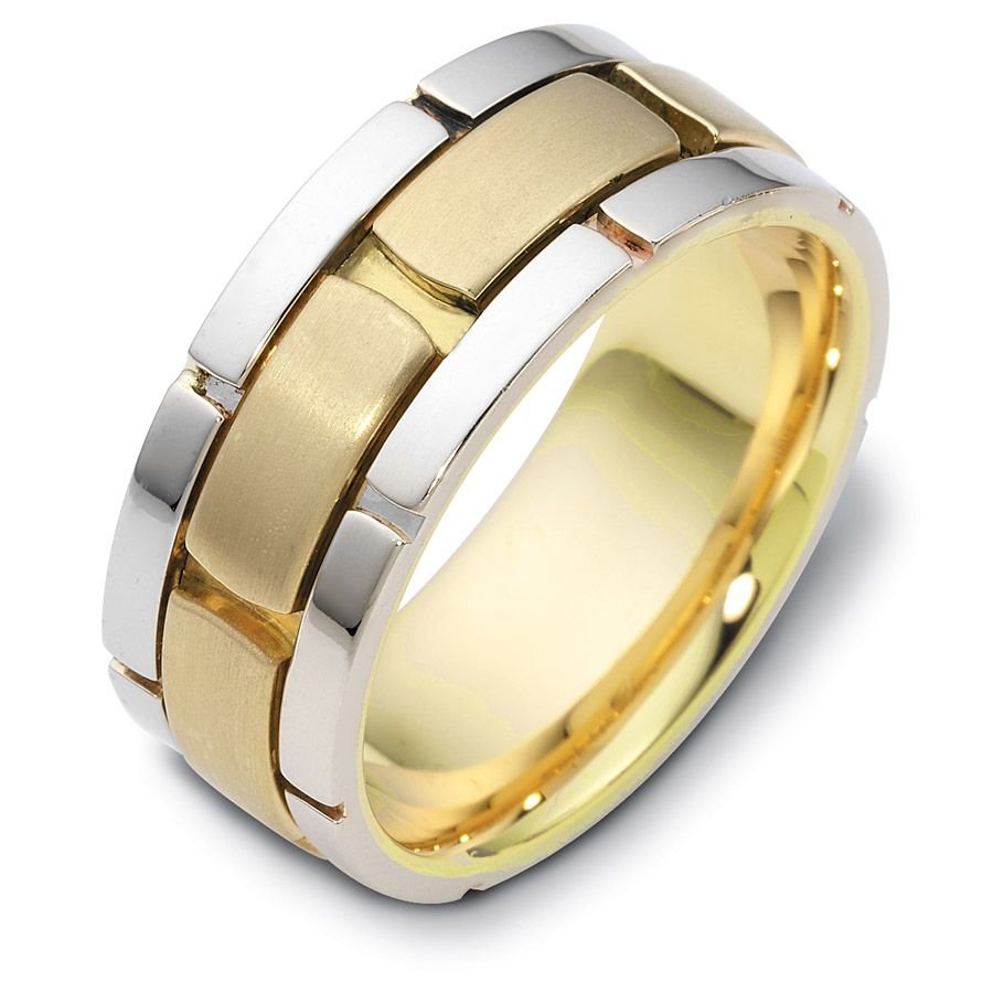 Широкое обручальное кольцо мужское