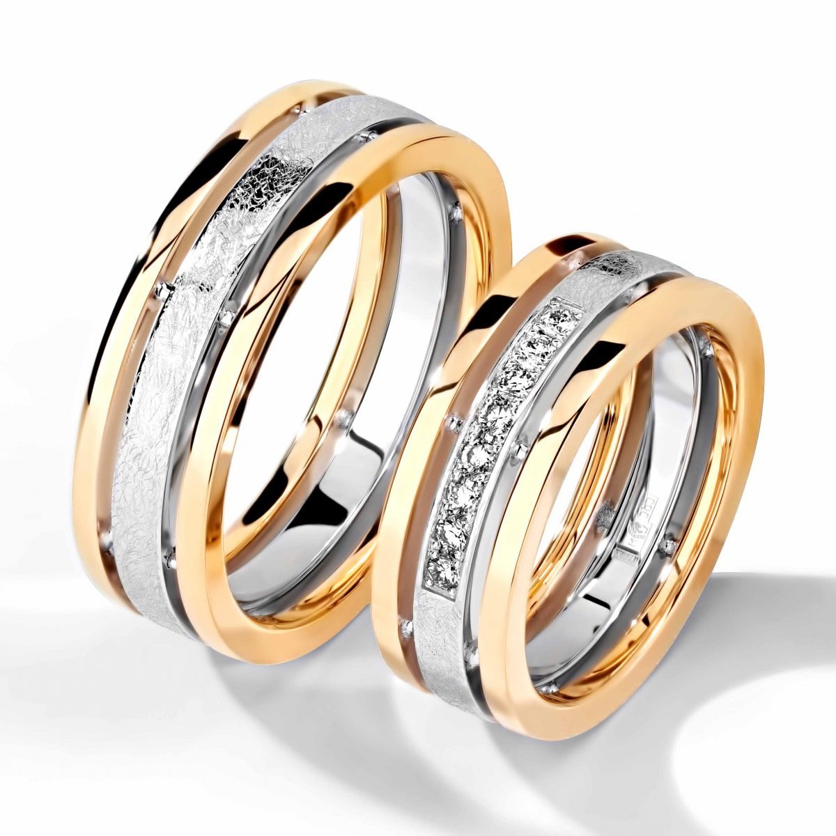 Обручальные кольца парные 585
