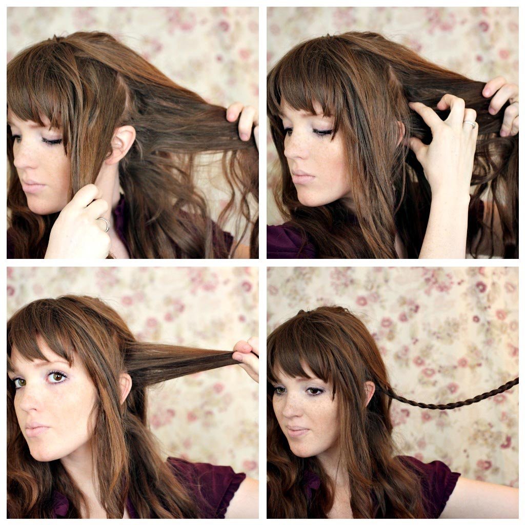 Прически с начесом пошагово