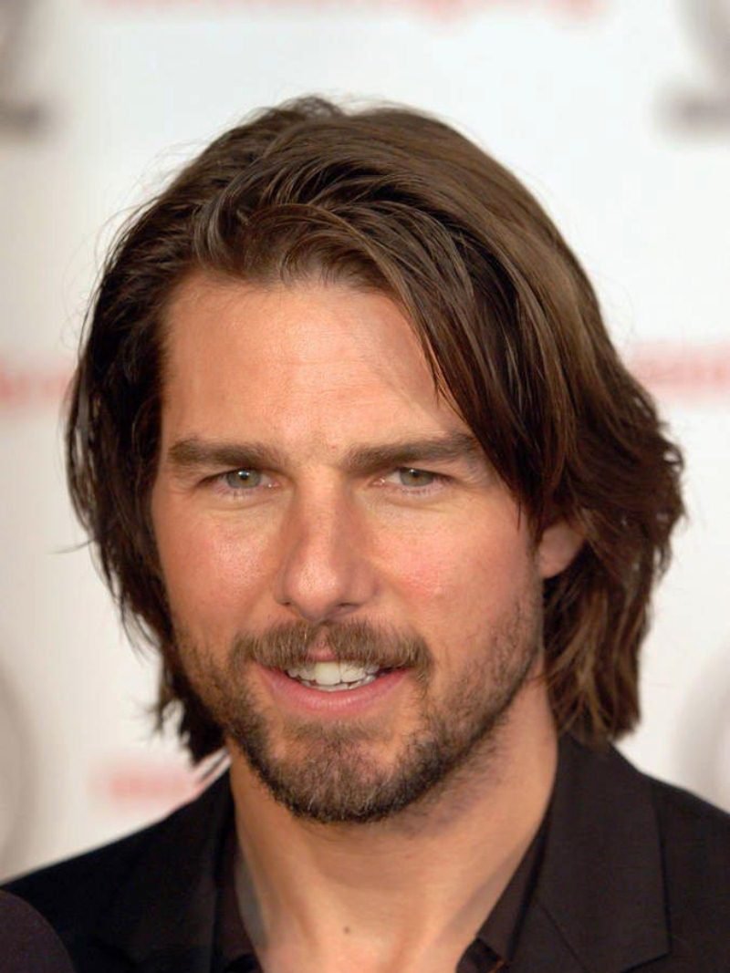 Том Круз прическа