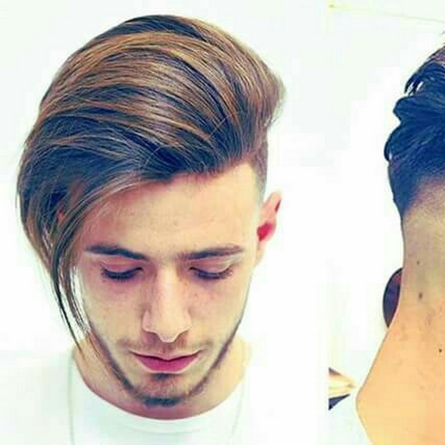 The Side Swept Undercut стрижка