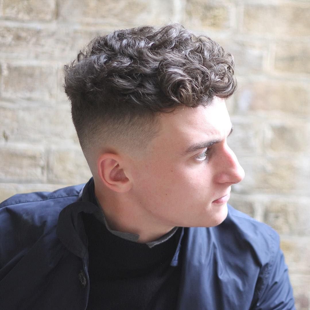 Стрижка фейд на кудрявые волосы