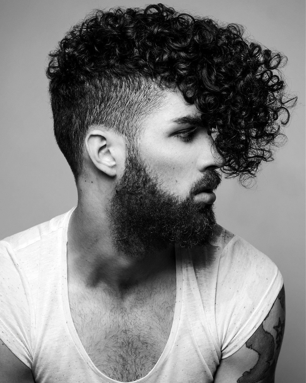 Кучерявый фейд