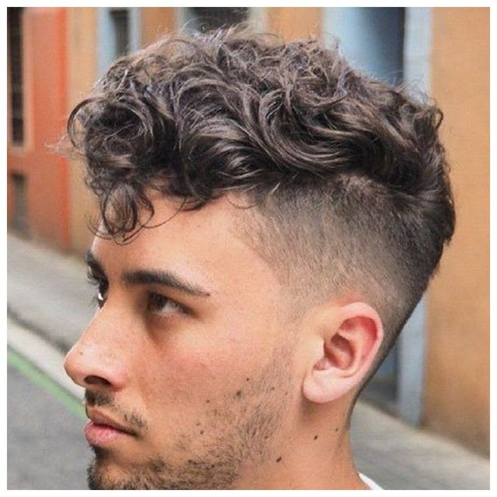 Кучерявые короткие волосы мужские