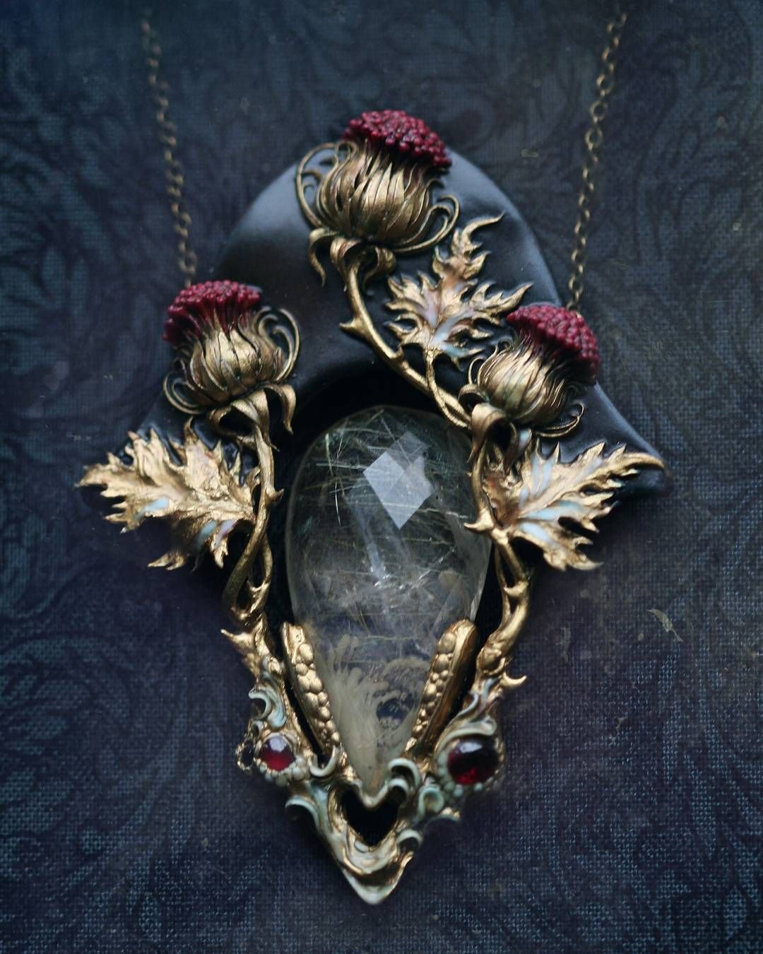 Брошь "Анютины глазки Рене Лалик