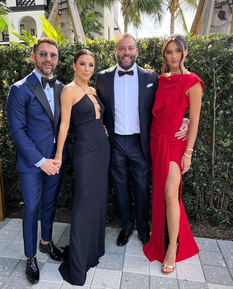 Ева Лонгория на свадьбе Бруклина Бекхэма