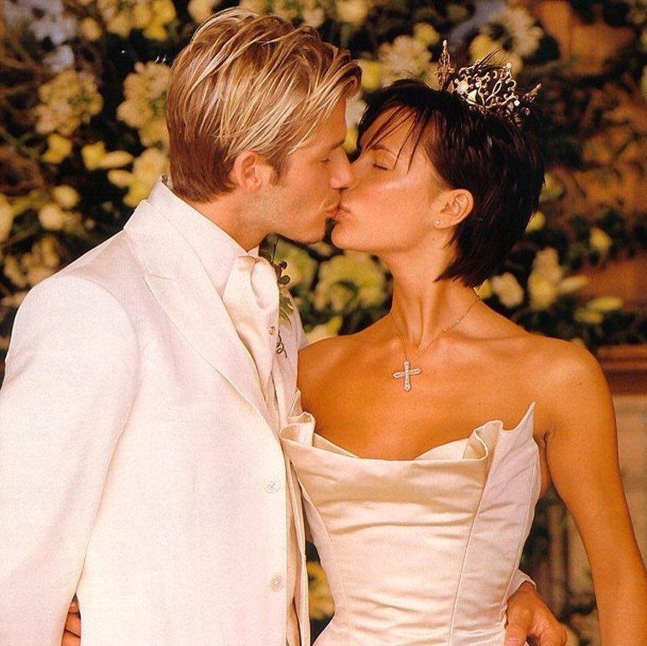 Виктория Бекхэм и Дэвид Бекхэм свадьба