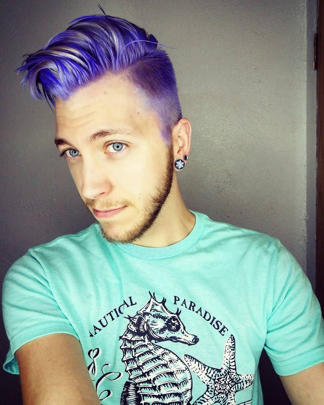 Красивые крашеные волосы у парней