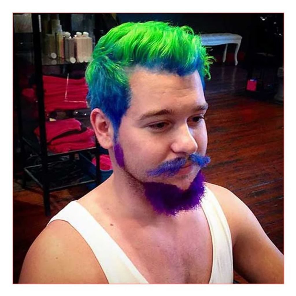 Покрашенные волосы мужские