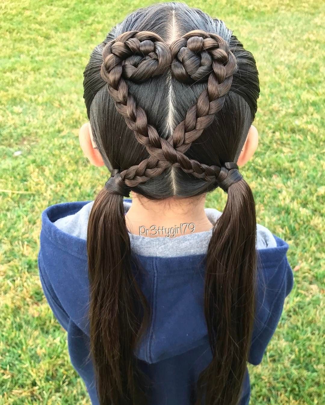 Необычные прически для девочек