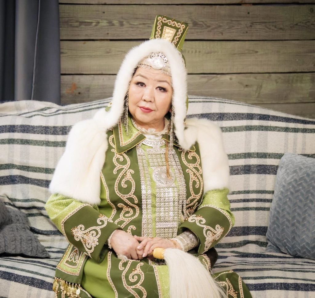 Традиционное Якутское свадебное платье