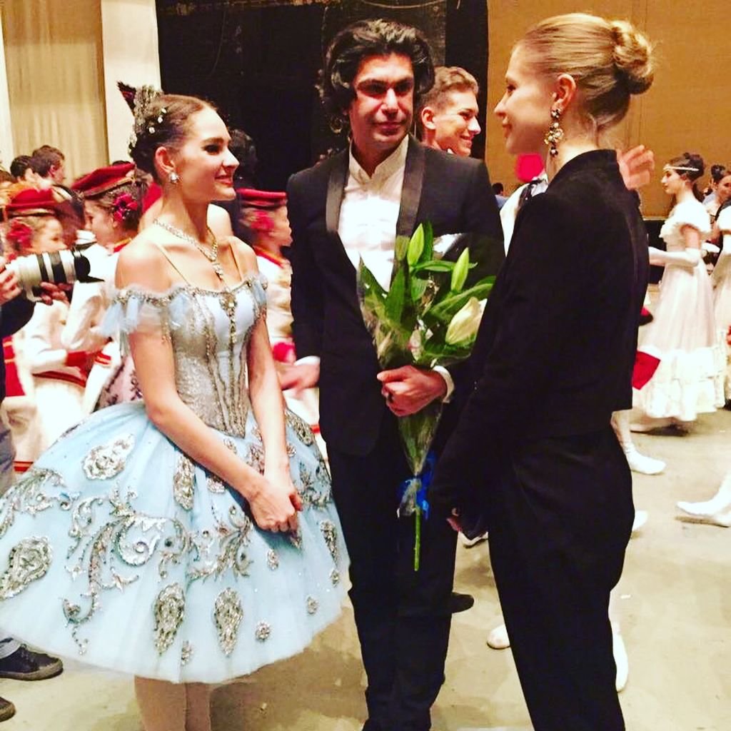 Элеонора Севенард и Николай Цискаридзе