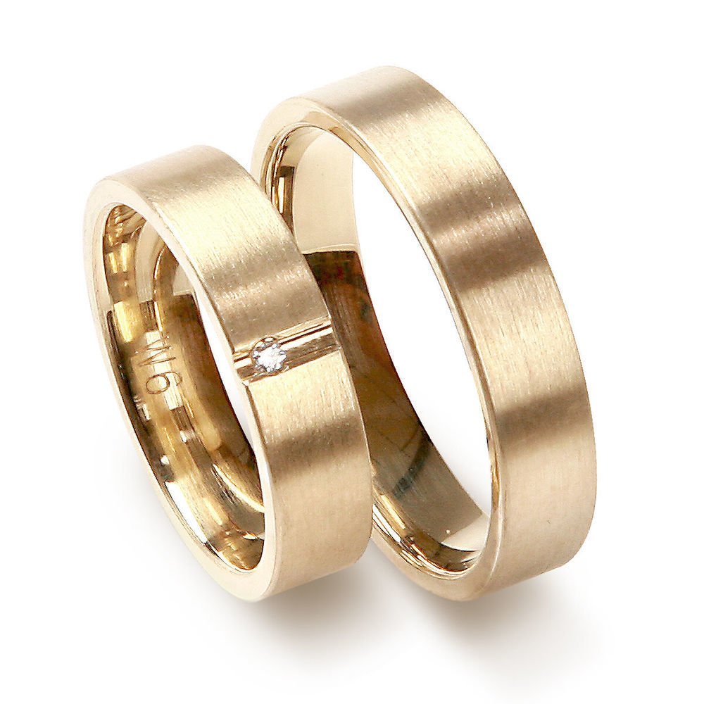 Обручальные кольца шайбы парные