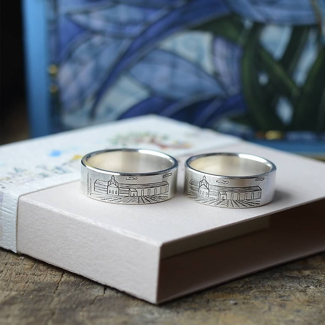 Классические обручальные кольца