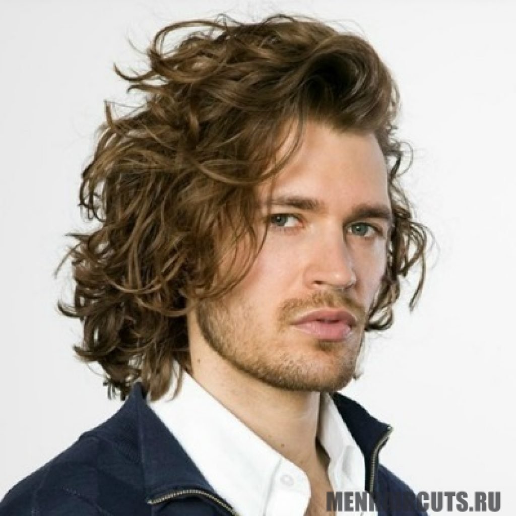 Легкая завивка волос мужская