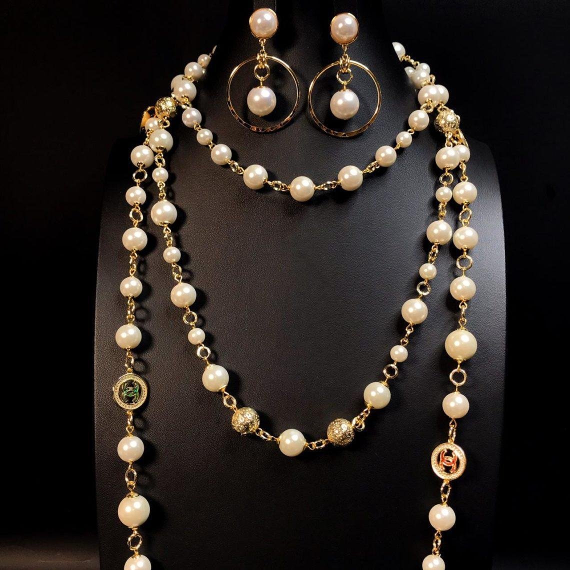 Ожерелье из жемчуга Микимото