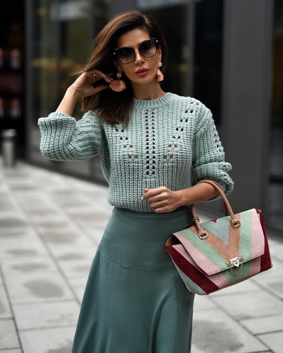 Стильные вязаные вещи