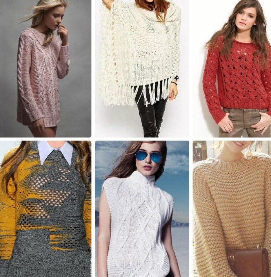 Вязание спицами модные вещи