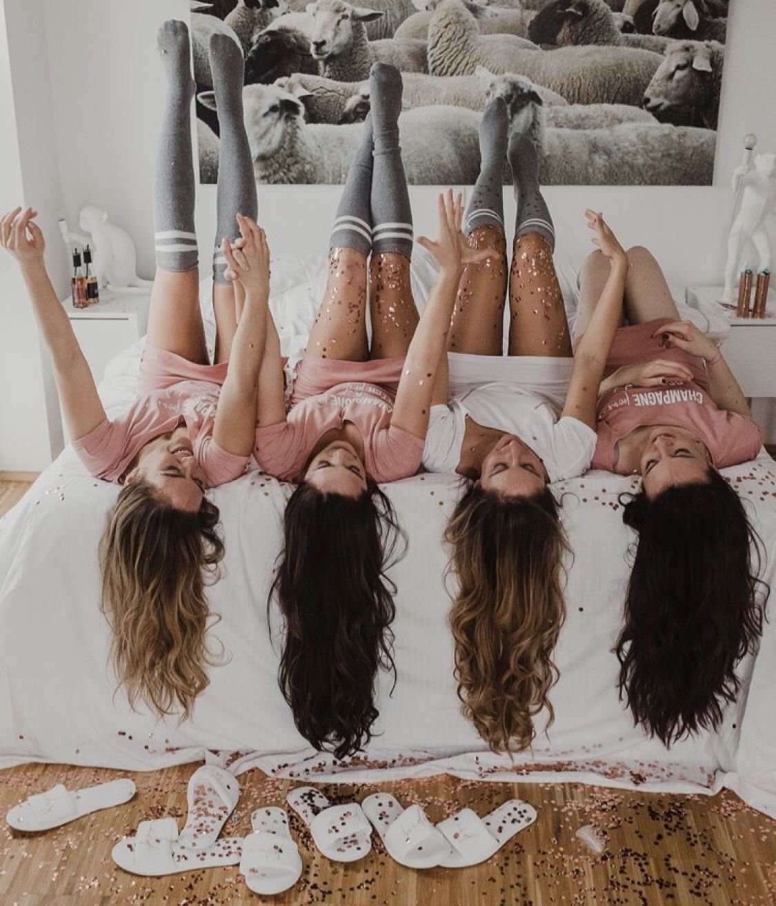 Фотосессия для девичника оригинальные