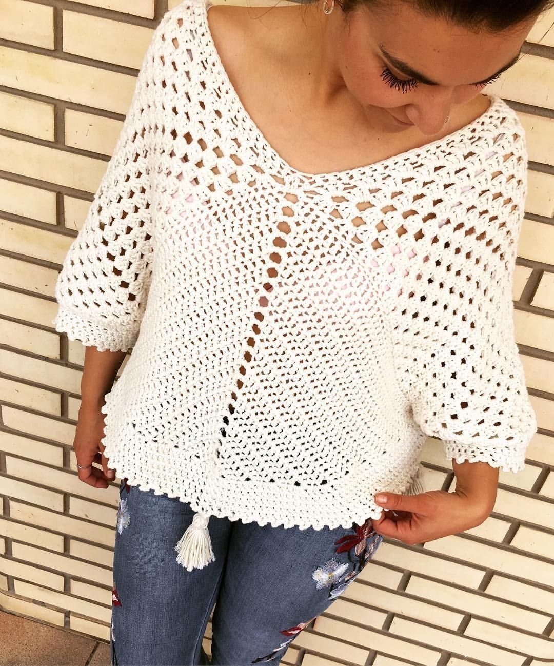 Кофта крючком