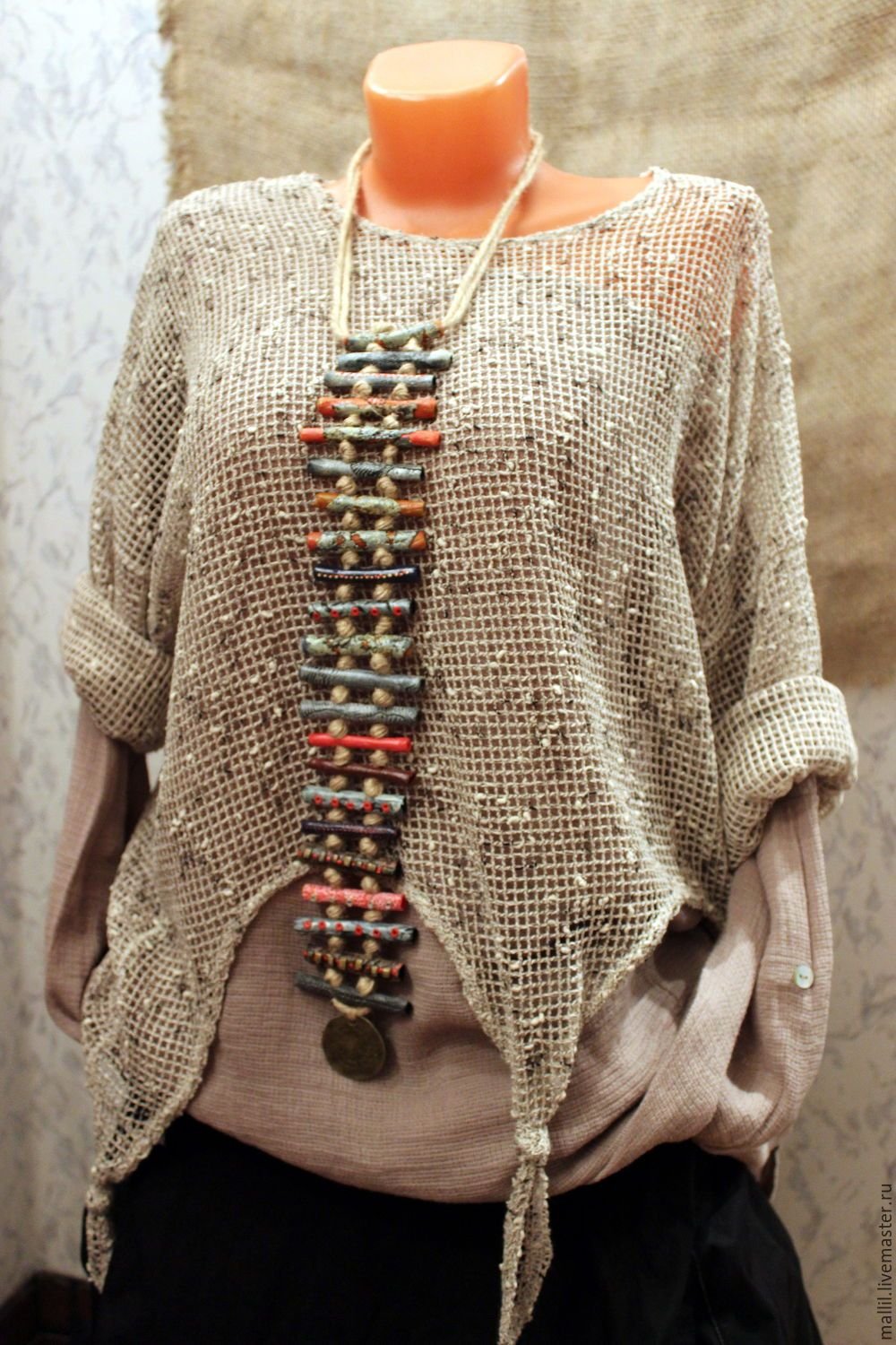 Вязаные вещи в стиле бохо