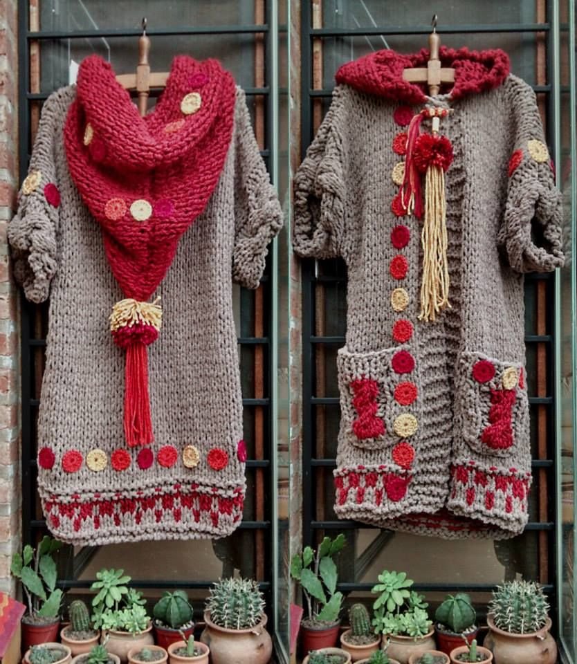 Оригинальные вязаные вещи