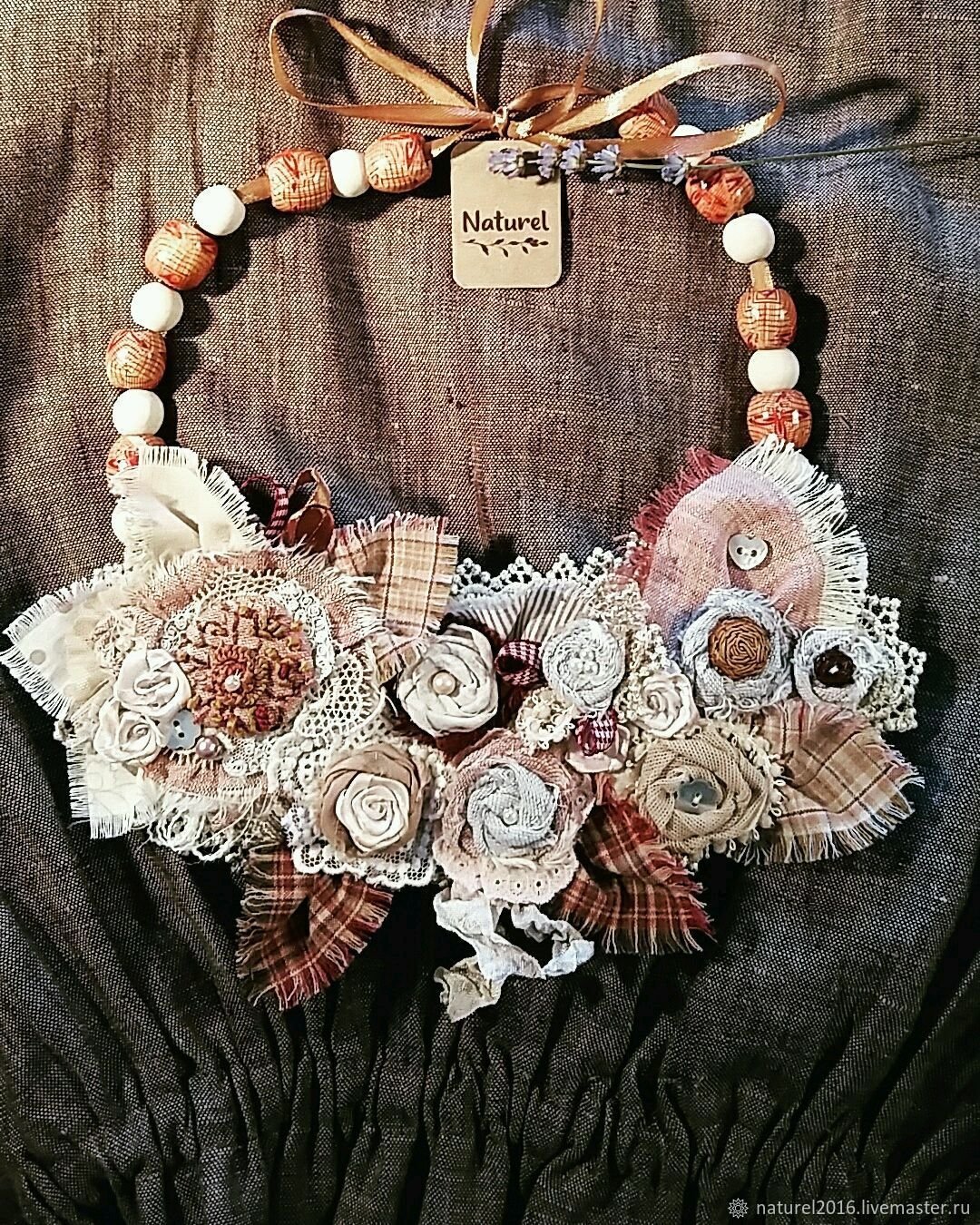 Украшения из шелка в стиле бохо