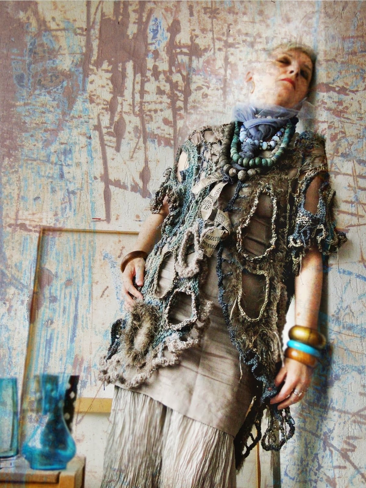 Вязаные украшения крючком