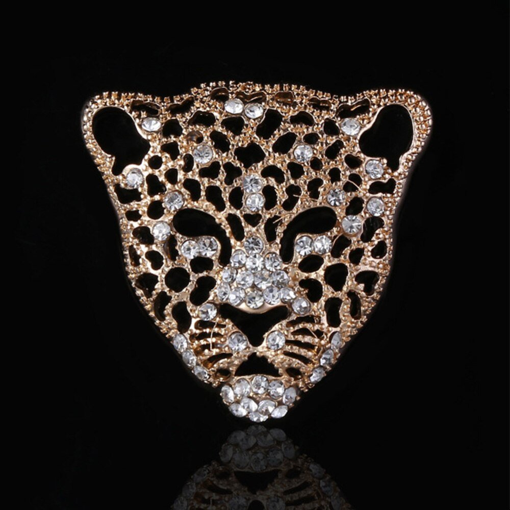 Брошь леопард Картье