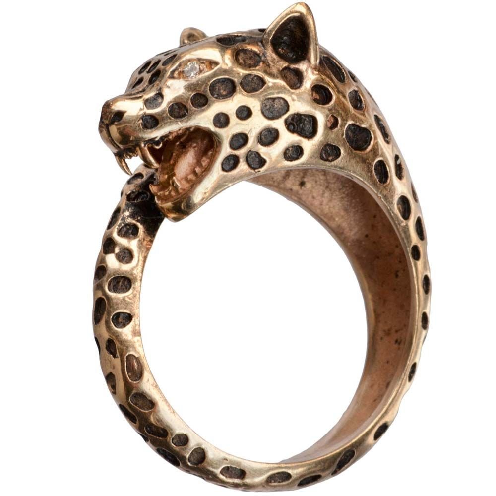 Леопардовая брошь