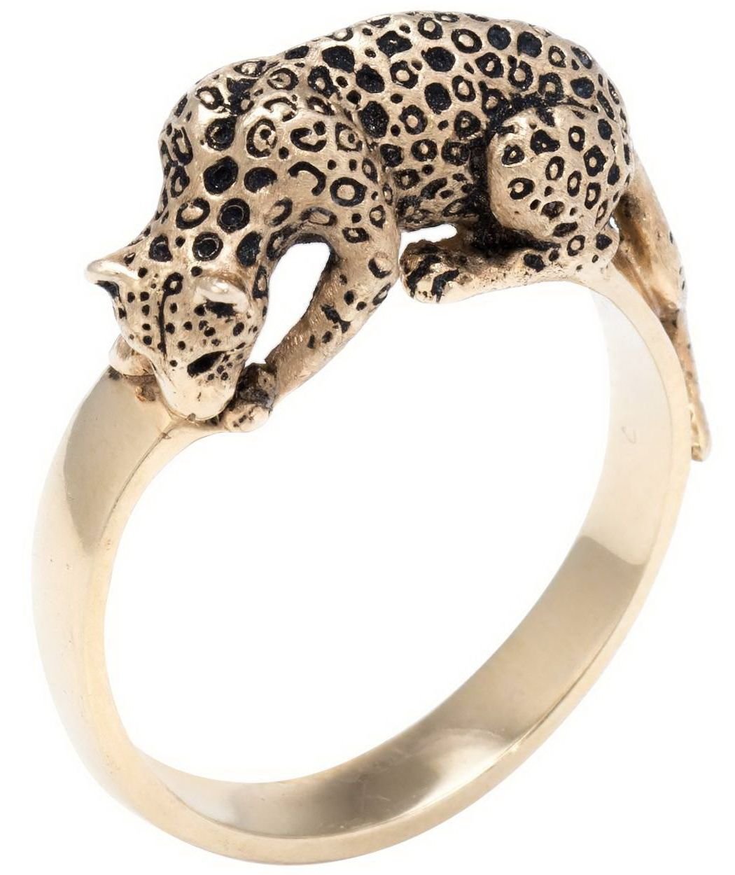 Золотое кольцо леопард Лапанино