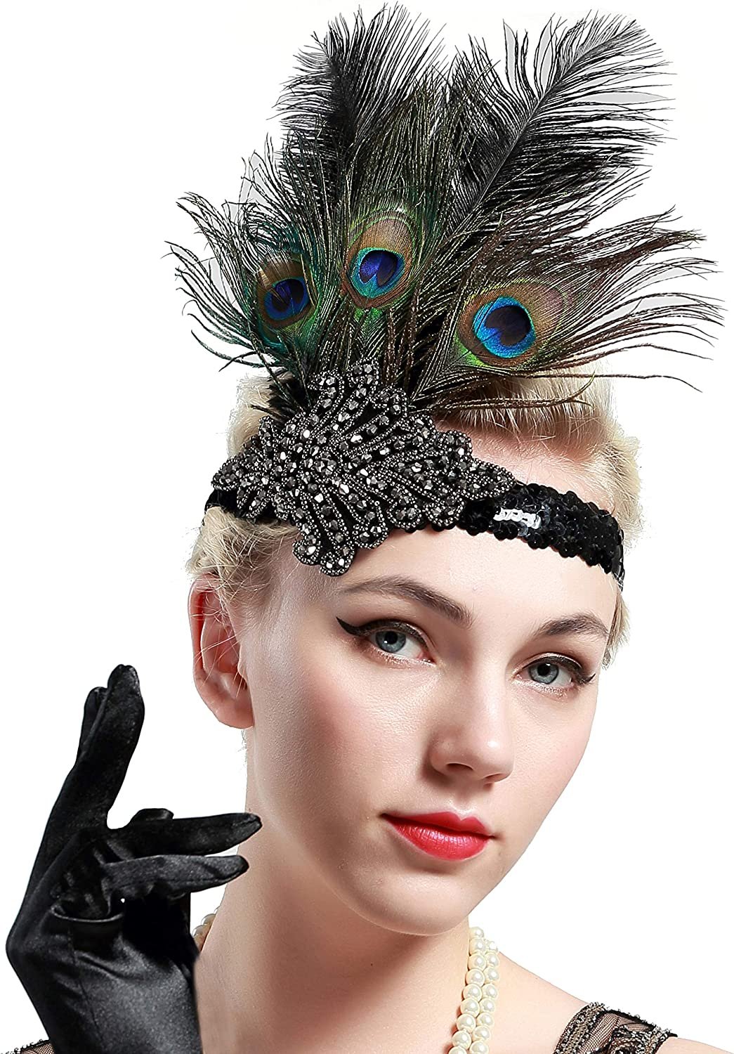 Повязка на головув стиле Гетсби