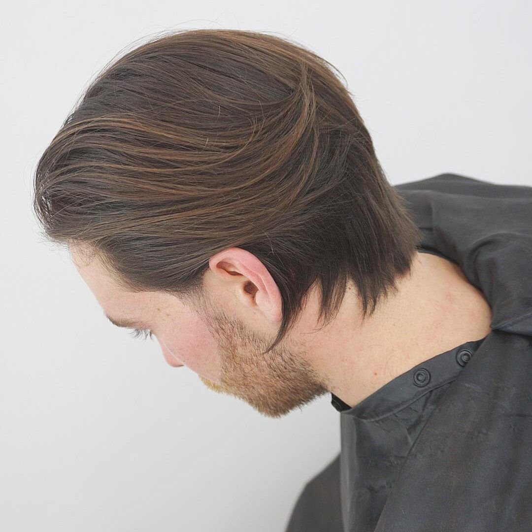 Мужские стрижки с волосами на затылке