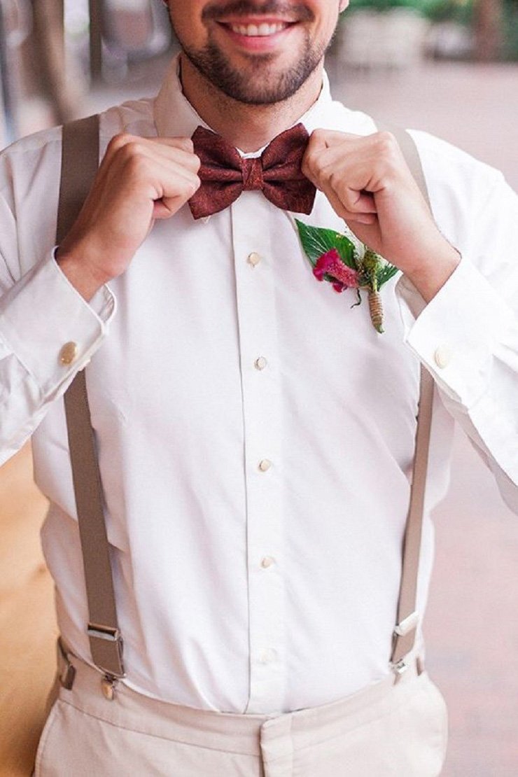 Свадебный образ жениха без пиджака